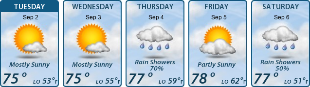 5-Day Forecast